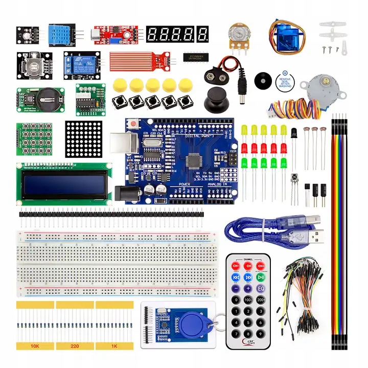 ŠTARTOVACÍ SADA PRE UČENIE PROGRAMOVANIA ARDUINO PRE ZAČIATOČNÍKOV XXL